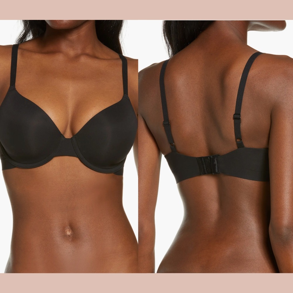 NEW $68 Wacoal [ 36DDD US] Comfort‎ First Underwire T-Shirt Bra in Black #T2097